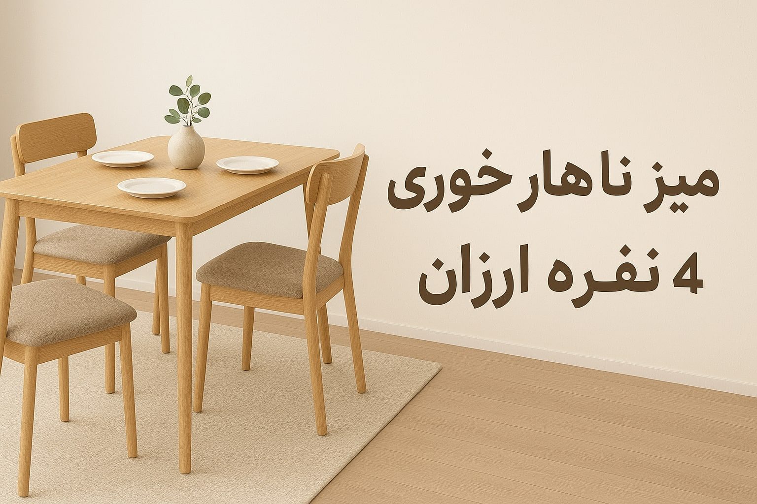 میز ناهارخوری 4 نفره